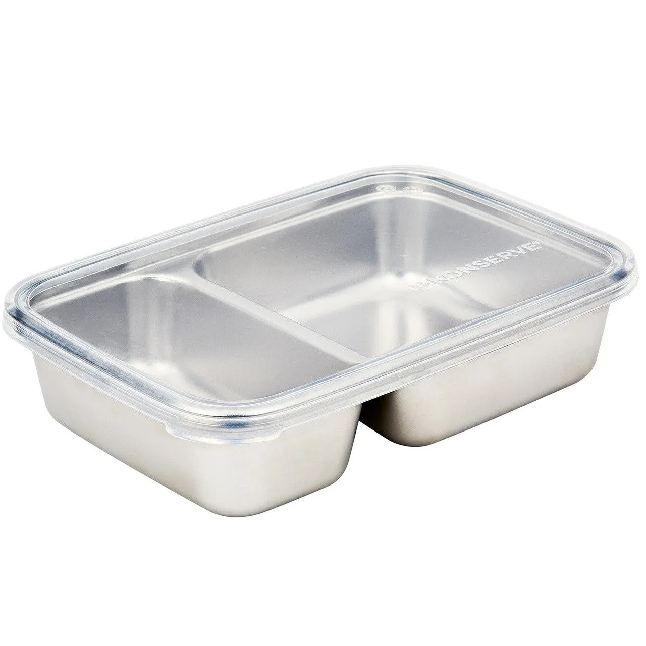 U-Konserve Two Compartment Stainless Steel Container - 28oz / Assorted Lid Colours