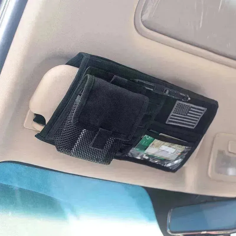 Vehicle Visor Panel Sun Visor Organizer CD Bag Holder Car  Accessories