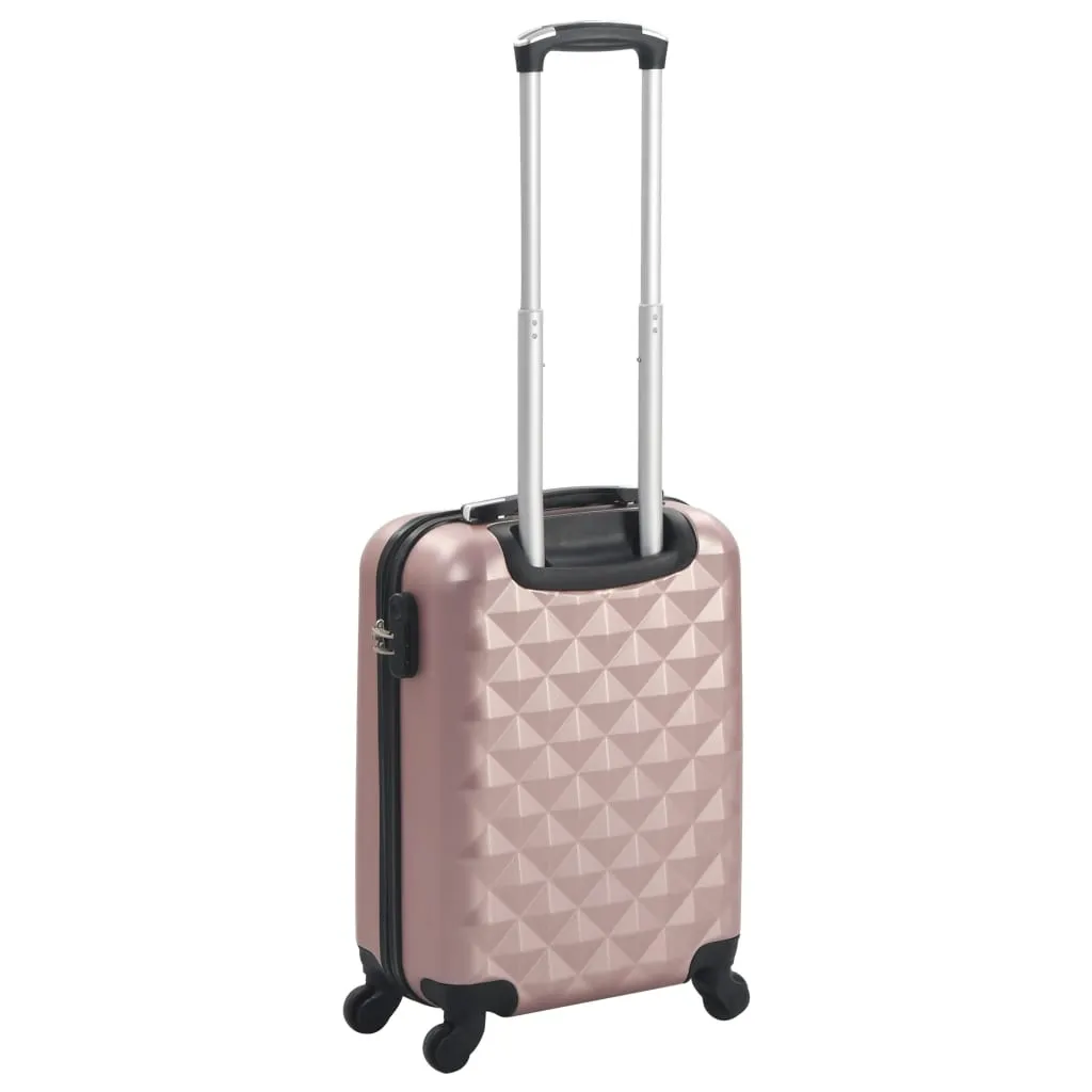 vidaXL Hardcase Trolley Rose Gold ABS