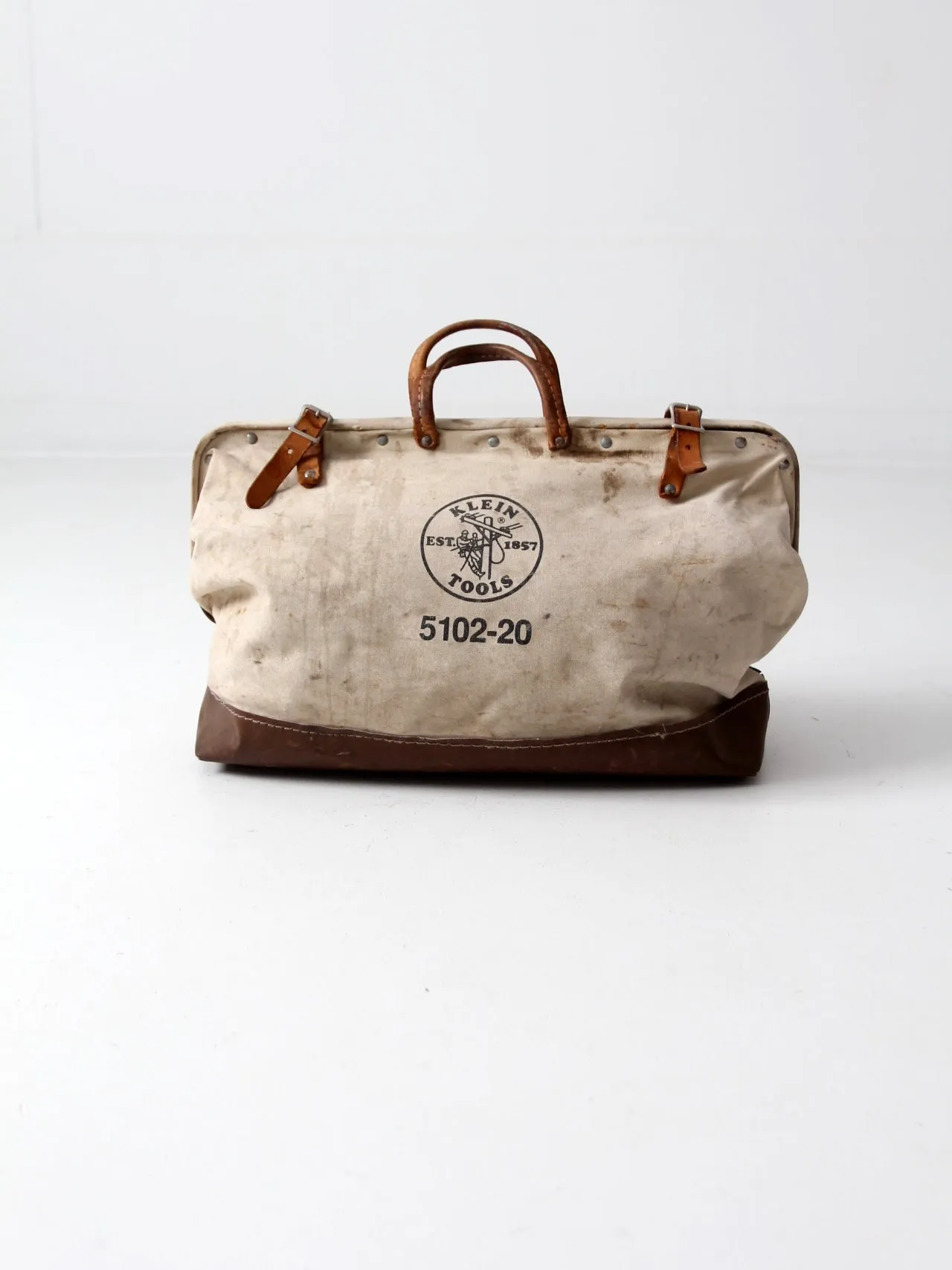 vintage Klein Tools canvas bag