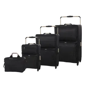 Worlds Lightest 4 Wheel Medium Suitcase- Black